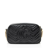 Gucci Matelasse Leather GG Marmont Small Camera Bag