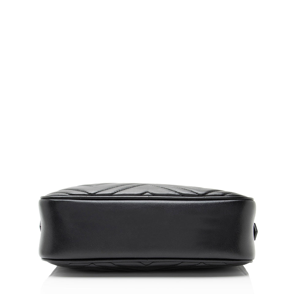 Gucci Matelasse Leather GG Marmont Small Camera Bag