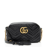 Gucci Matelasse Leather GG Marmont Small Camera Bag