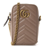 Gucci Matelasse Mini GG Marmont Crossbody Bag