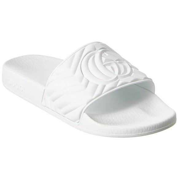 Gucci GG MATELASSÃ SLIDE SANDAL