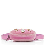 Gucci Matelasse Velvet Crystal GG Marmont Belt Bag - Size 34 / 85
