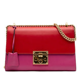 Gucci Medium Bicolor Leather Padlock Shoulder Bag