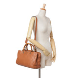 Gucci Medium Calfskin Bamboo Shopper Satchel