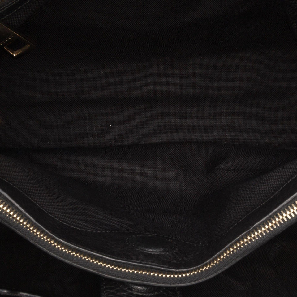 Gucci Medium Calfskin Bamboo Shopper Satchel