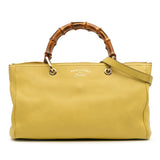 Gucci Medium Calfskin Bamboo Shopper Satchel