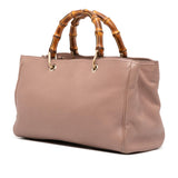 Gucci Medium Calfskin Bamboo Shopper Satchel