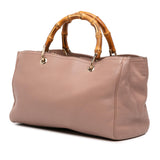 Gucci Medium Calfskin Bamboo Shopper Satchel