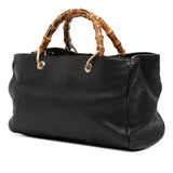 Gucci Medium Calfskin Bamboo Shopper Satchel