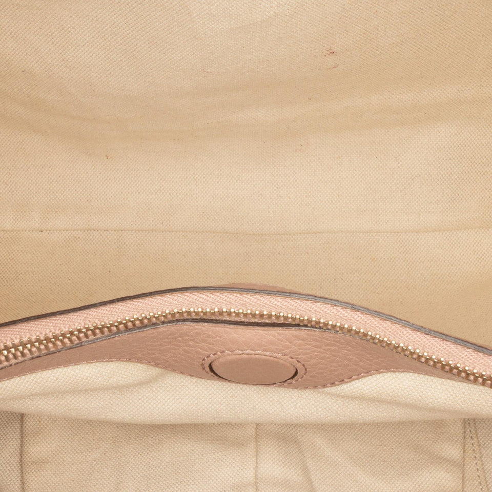 Gucci Medium Calfskin Bamboo Shopper Satchel