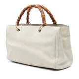 Gucci Medium Calfskin Bamboo Shopper Satchel