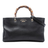 Gucci Medium Calfskin Bamboo Shopper Satchel