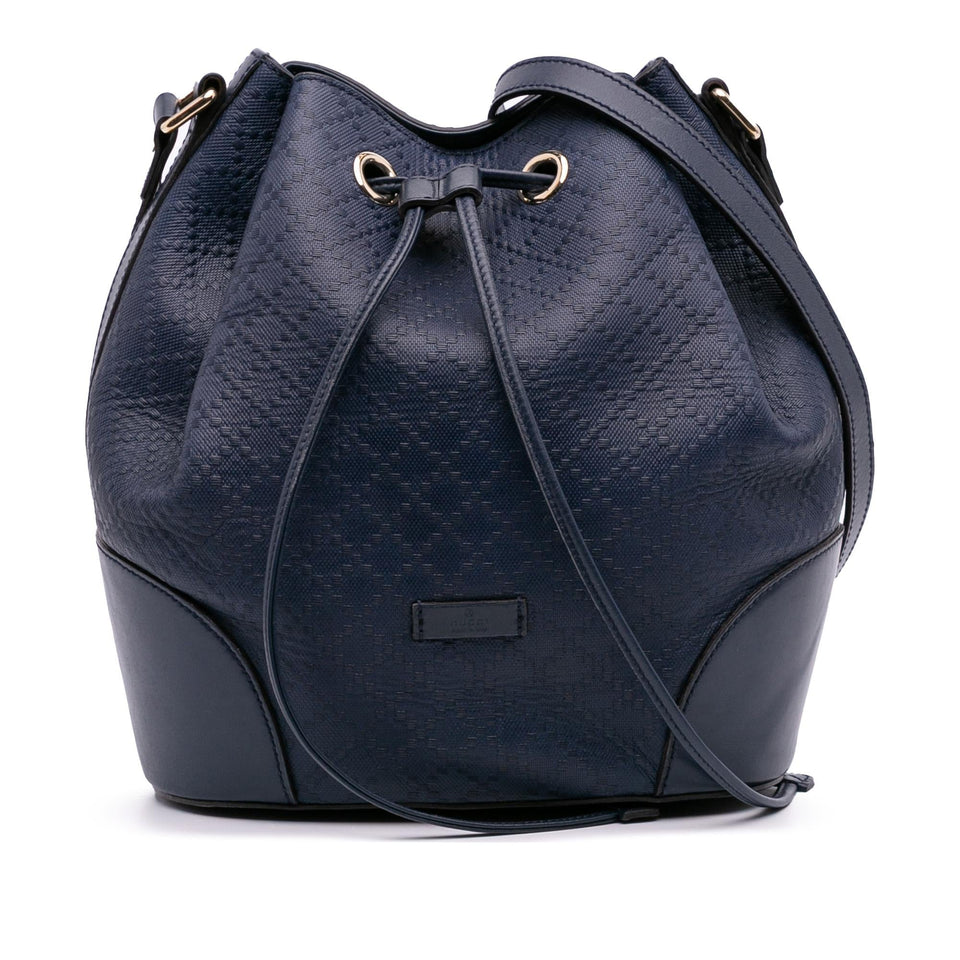 Gucci Medium Calfskin Bright Diamante Bucket