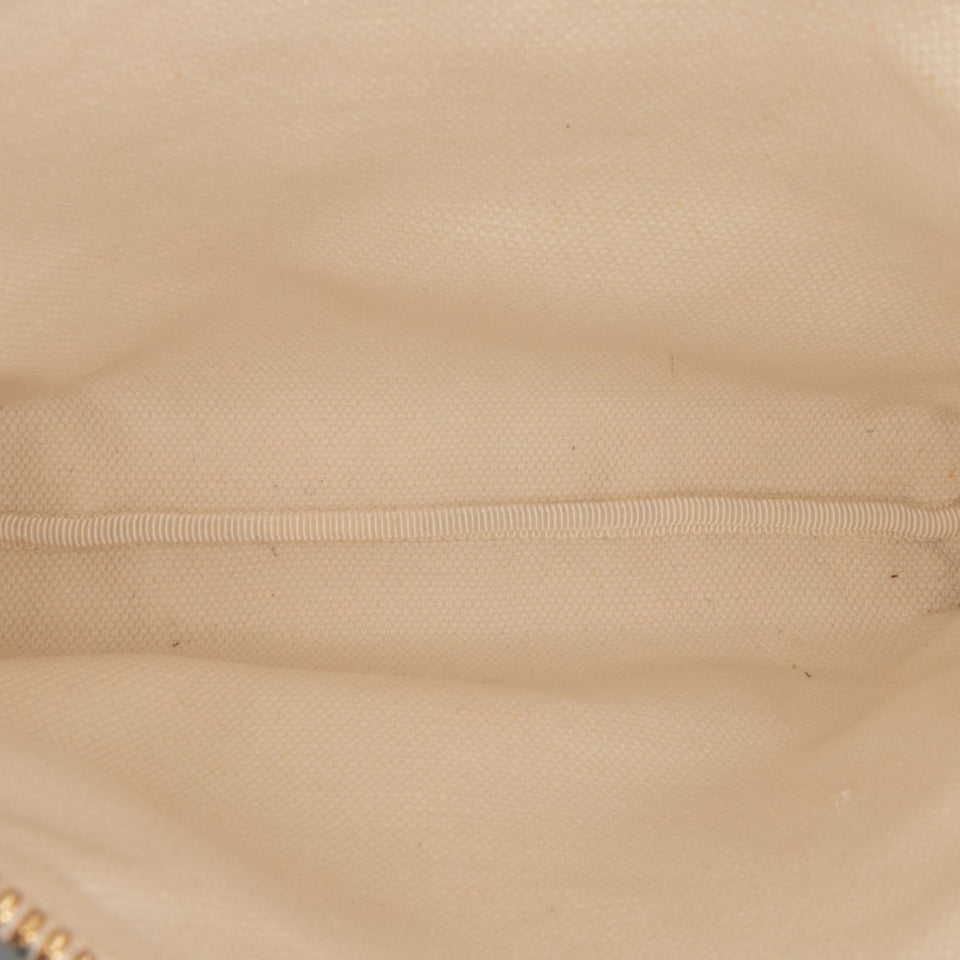 Gucci Medium Cutout Leather and Flora Canvas Traforata Flap Crossbody