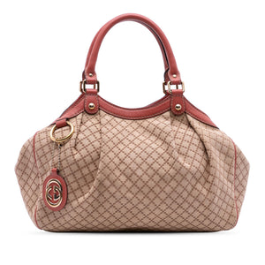 Gucci Medium Diamante Canvas Sukey Tote