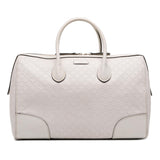Gucci Medium Diamante Leather Boston Bag