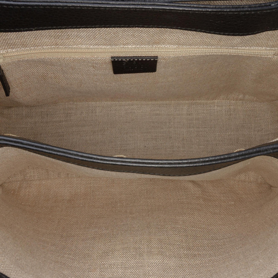Gucci Medium Dollar Calf Interlocking G Satchel