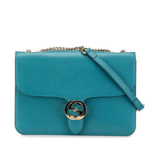 Gucci Medium Dollar Calfskin Interlocking G Crossbody