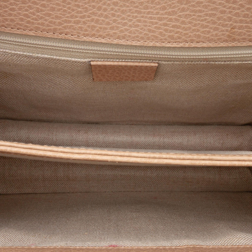 Gucci Medium Dollar Calfskin Interlocking G Crossbody