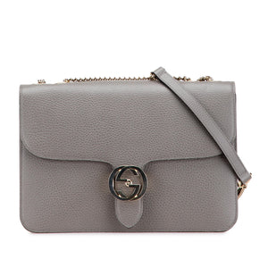 Gucci Medium Dollar Calfskin Interlocking G Crossbody