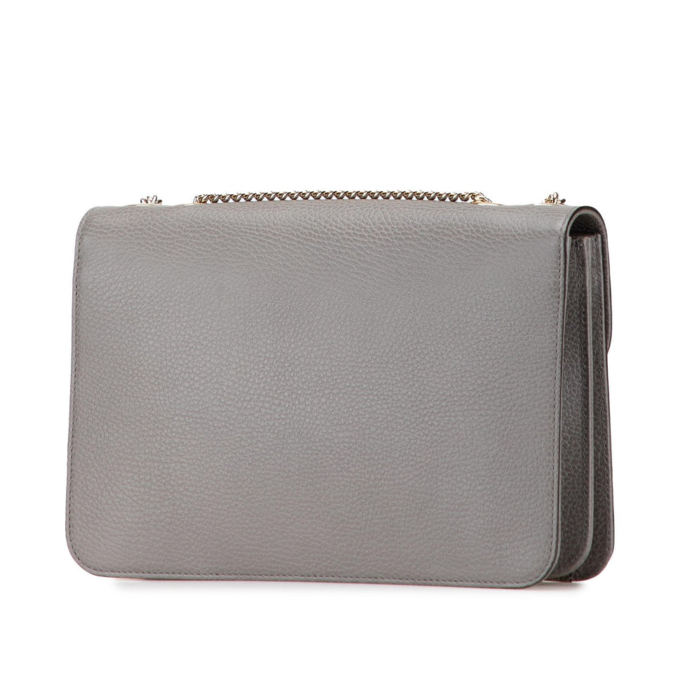 Gucci Medium Dollar Calfskin Interlocking G Crossbody