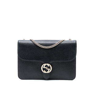 Gucci Medium Dollar Calfskin Interlocking G Crossbody
