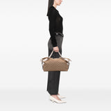 Gucci Medium GG Canvas Bamboo Bar Tote