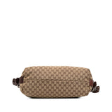 Gucci Medium GG Canvas Bamboo Bar Tote