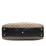 Gucci Medium GG Canvas Braided Peggy Tote