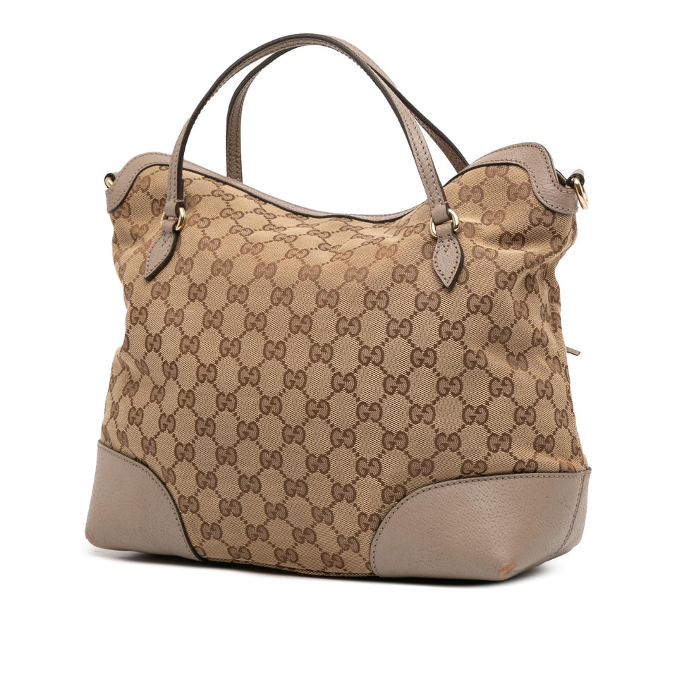 Gucci Medium GG Canvas Bree Satchel