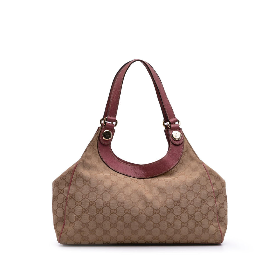 Gucci Medium GG Canvas Charmy Shoulder Bag