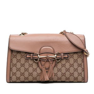 Gucci Medium GG Canvas Emily Shoulder Bag