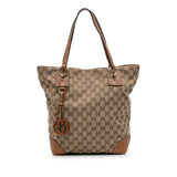 Gucci Medium GG Canvas GG Charm Tote