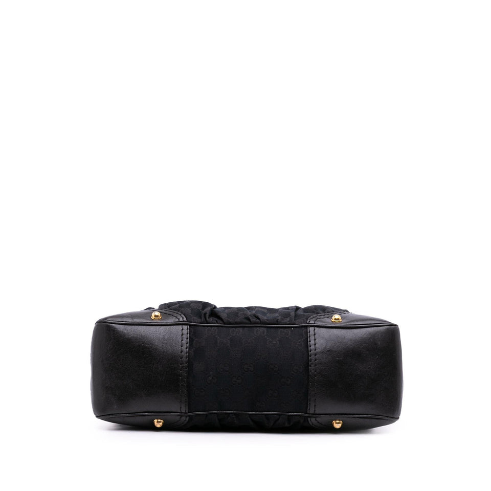 Gucci Medium GG Canvas Jockey Hobo