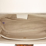 Gucci Medium GG Canvas New Bamboo Satchel