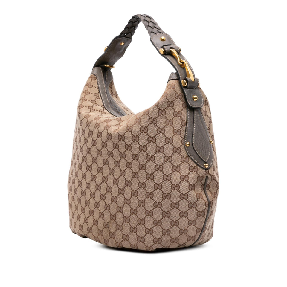Gucci Medium GG Canvas Pelham Hobo