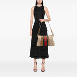 Gucci Medium GG Canvas Rania Top Handle Bag