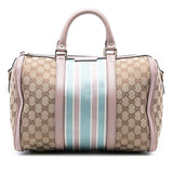 Gucci Medium GG Canvas Web Joy Boston Bag