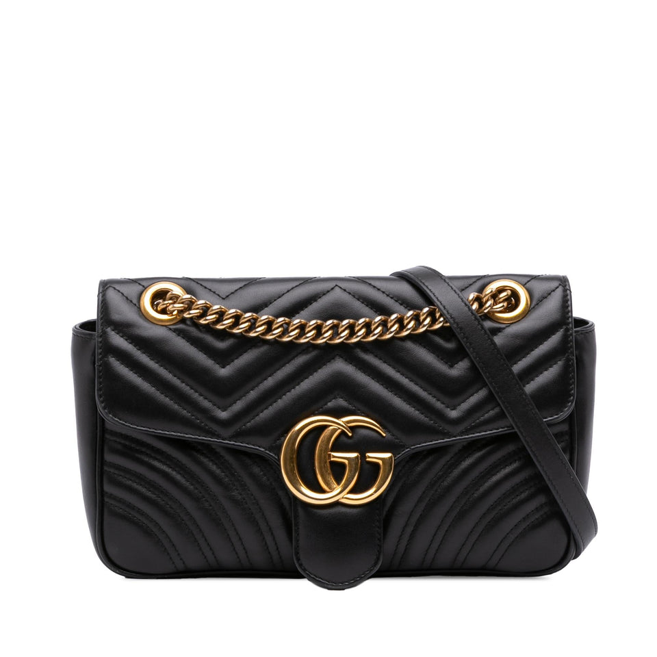 Gucci Medium GG Marmont Matelasse Leather Shoulder Bag
