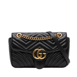 Gucci Medium GG Marmont Matelasse Leather Shoulder Bag