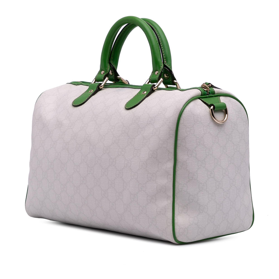 Gucci Medium GG Supreme Brazilian Flag Joy Boston Bag