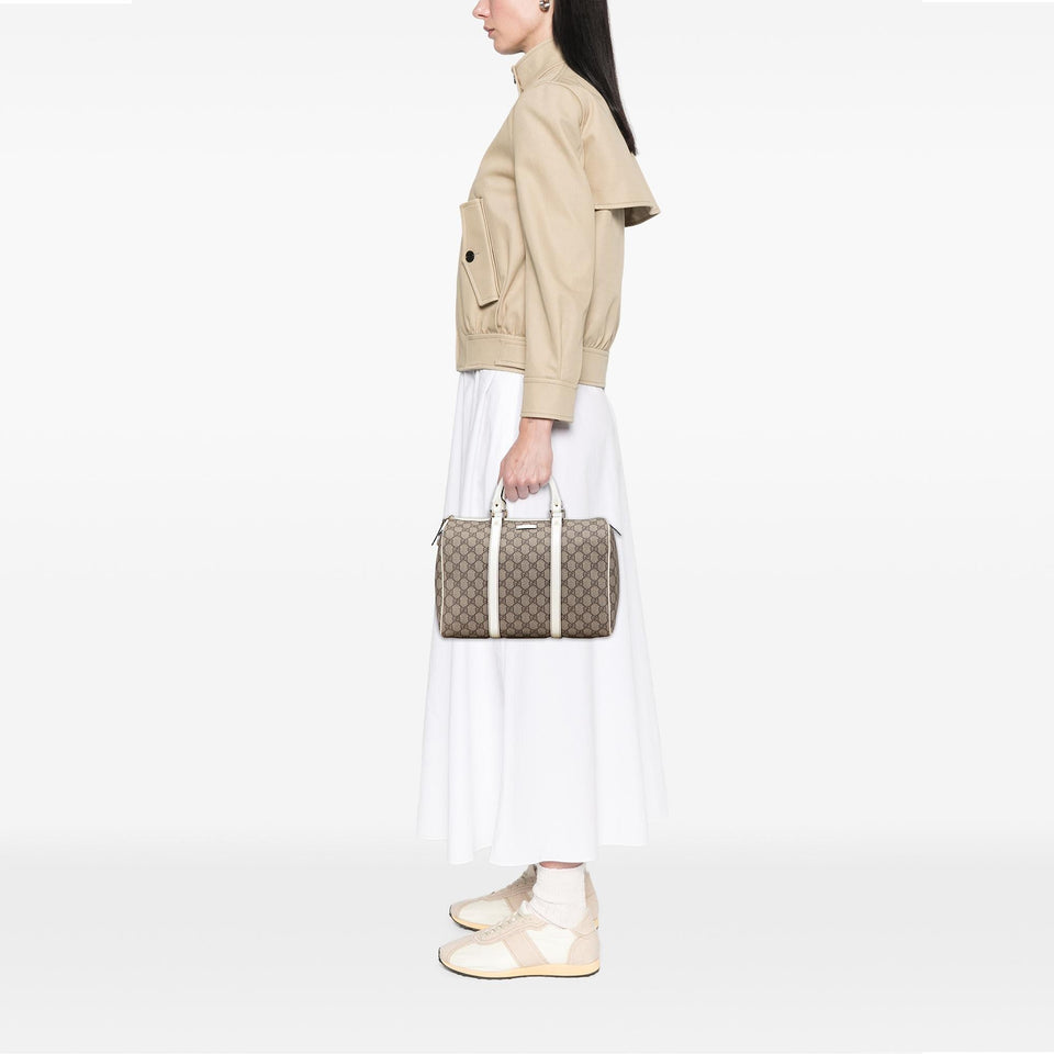 Gucci Medium GG Supreme Joy Boston Bag