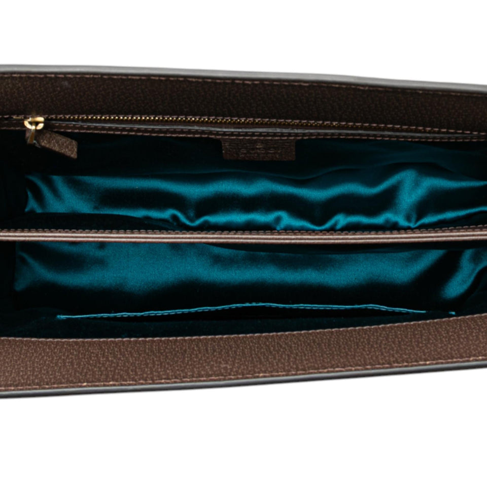 Gucci Medium GG Supreme Ophidia Web Chain Shoulder Bag