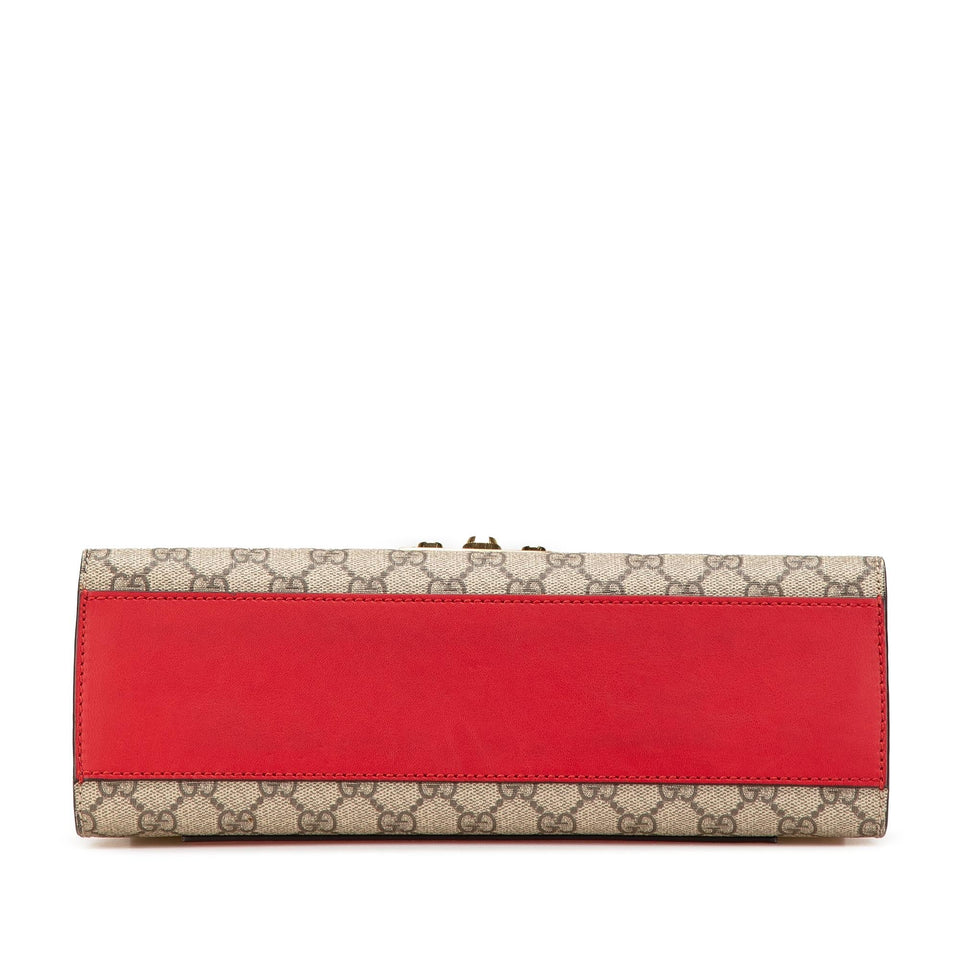 Gucci Medium GG Supreme Padlock Shoulder Bag