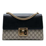 Gucci Medium GG Supreme Padlock Shoulder Bag