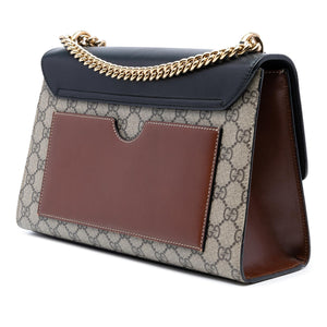 Gucci Medium GG Supreme Padlock Shoulder Bag