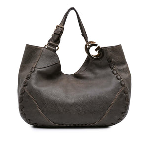 Gucci Medium Grained Calfskin Charlotte Hobo