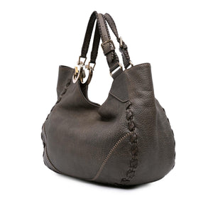 Gucci Medium Grained Calfskin Charlotte Hobo