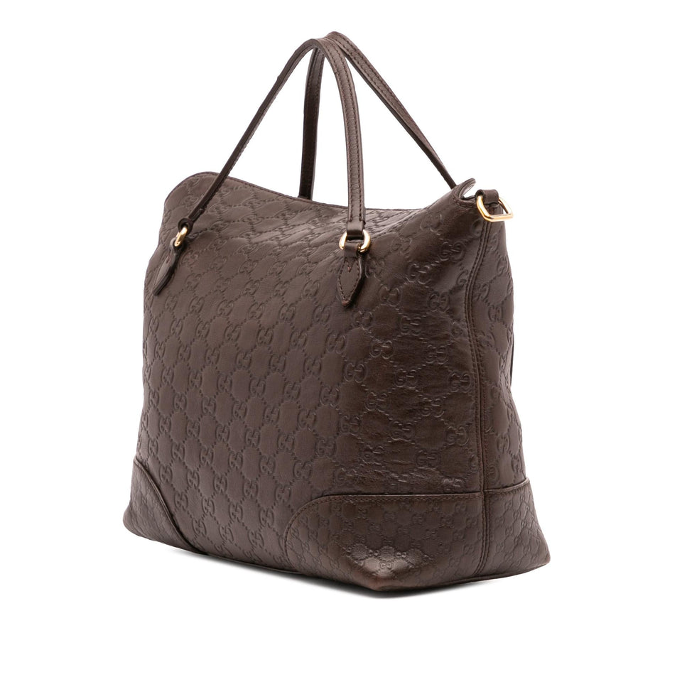 Gucci Medium Guccissima Bree Fold Over Tote