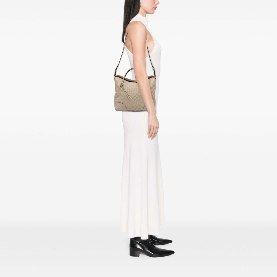 Gucci Medium Guccissima Bree Fold Over Tote